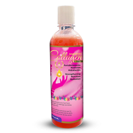 Shampoo Colageno y Biotin Premium Collection 16 FL Oz.